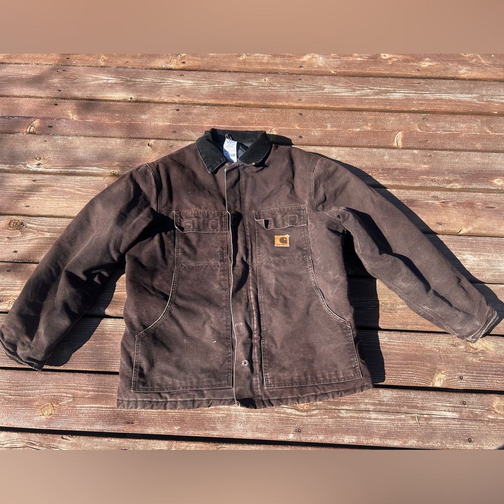 Insane vintage 90s Carhartt Detroit jacket!!